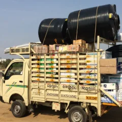 Tata Ace, side, loaded